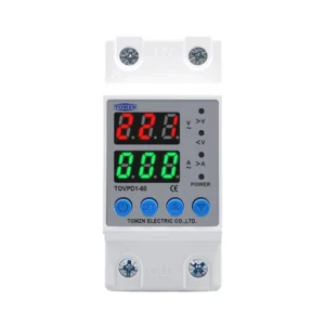 Protector de voltaje ajustable TOMZN 60A — 230V (sobre y bajo voltaje)