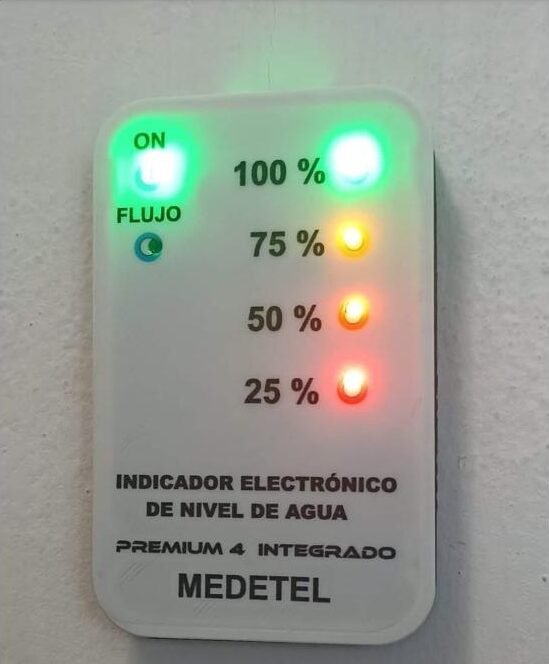 Indicador de nivel de agua (blanco)